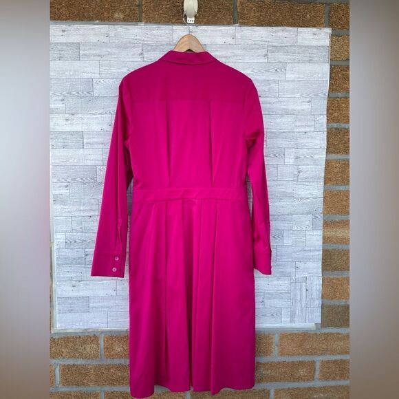 Maison common hot pink shirt wrap dress size 38/6 - Picture 14 of 17